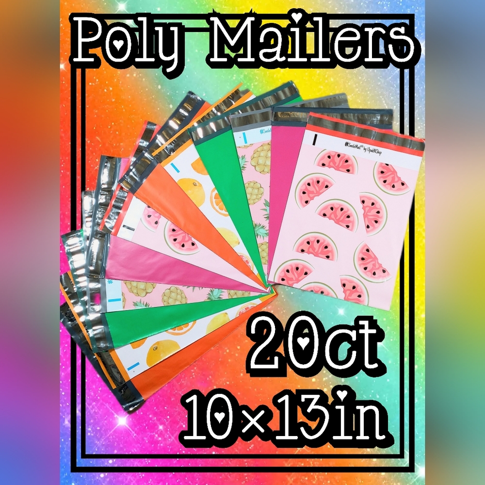 Poly mailers 10×13in (20ct)